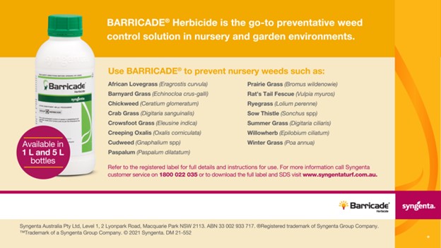 Barricade Herbicide